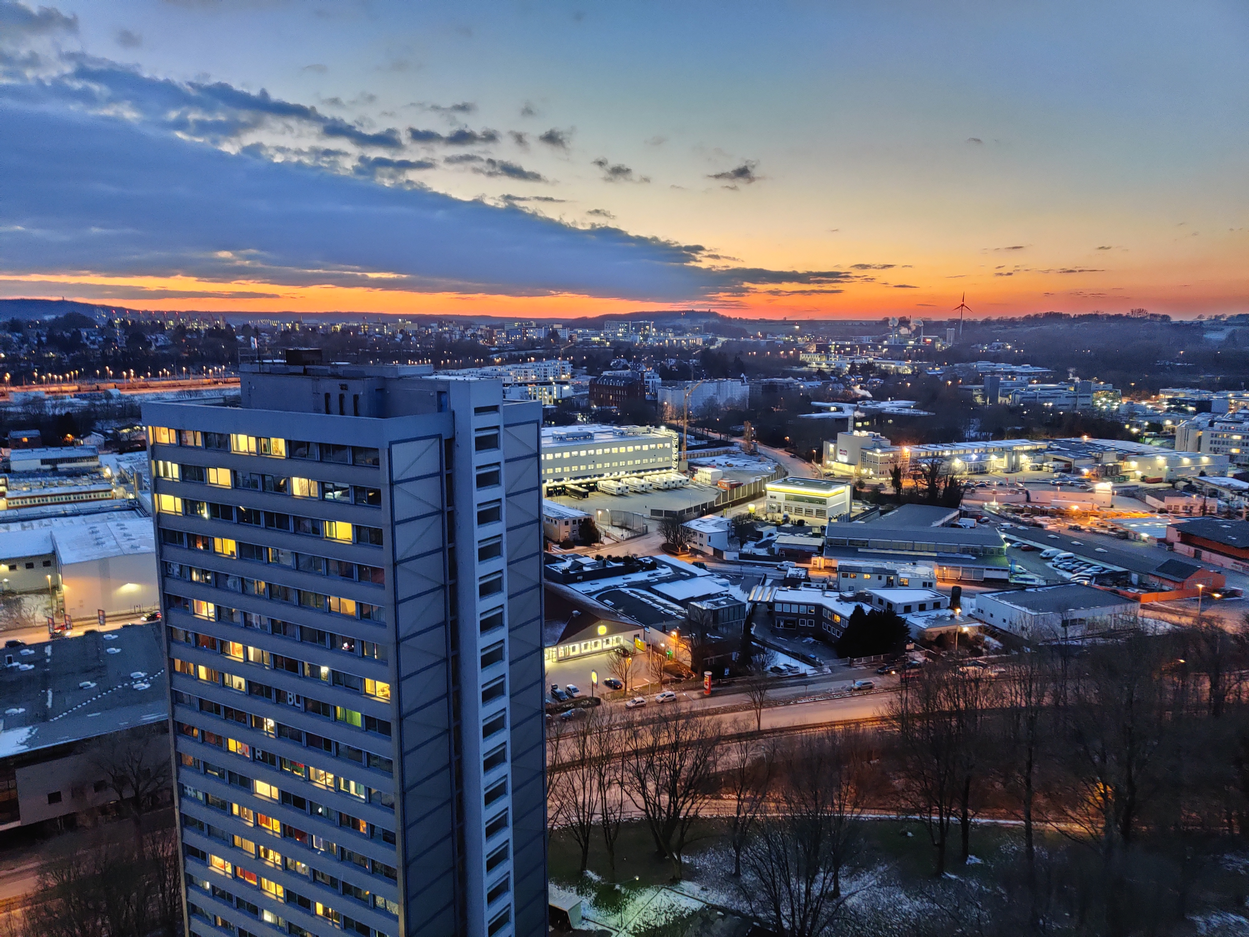 Ausblick vom OPH auf das WEH